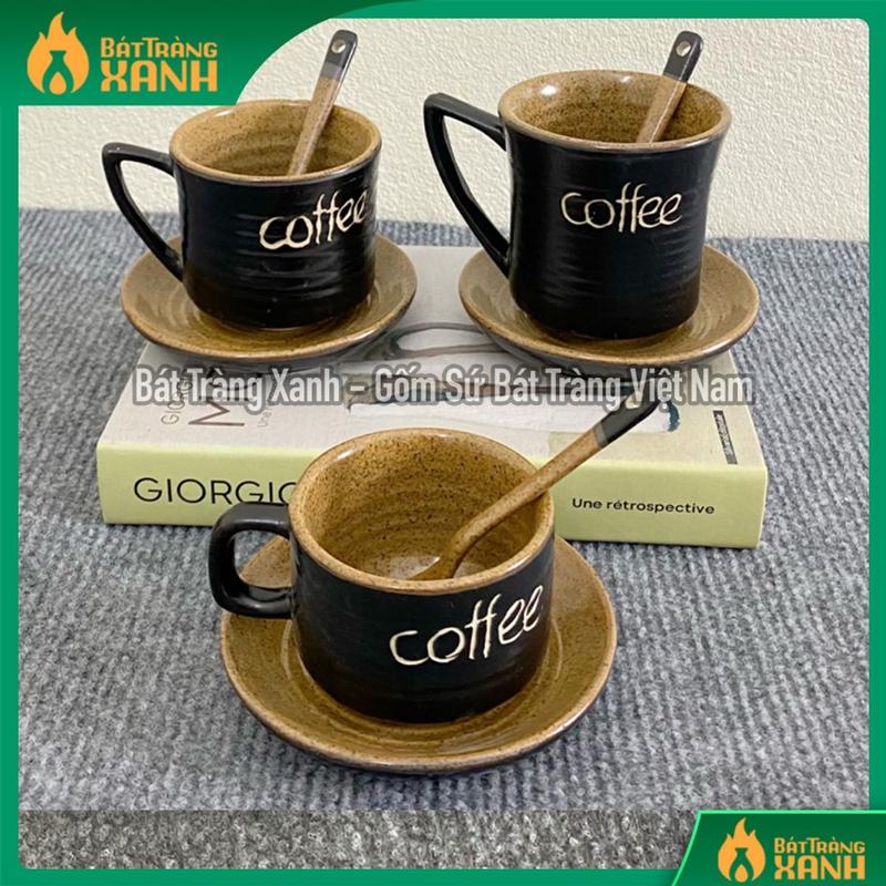 [NHIỀU MẪU] Cốc ly tách cà phê gốm sứ Bát Tràng Cao Cấp - Ly uống cafe - Cốc pha coffee