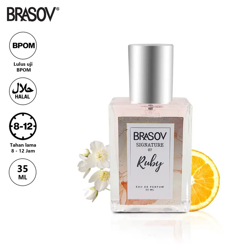 MURAH - BRASOV Parfum 35 ML Eau De Parfume Wangi Wanita Pria 0