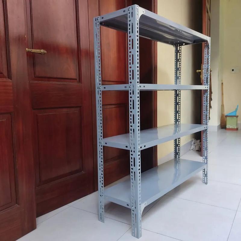 Kệ sắt v lỗ lắp ghép đa năng, kệ kho hàng gia dụng 3, 4, 5 tầng .Kt : Dài 60cm, Rộng 30cm kệ sắt dùng cho Nhà Bếp, kho hàng Kitchen kệ sắt  nuôi cá