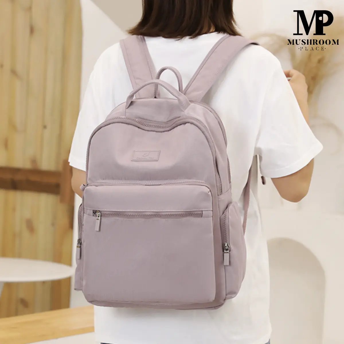 Tas Ransel Laptop Wanita Korean Style | Backpack Cewek Waterproof Kerja | Tas Punggung Perempuan Remaja Kuliah Colourful Colorful Fox CF459