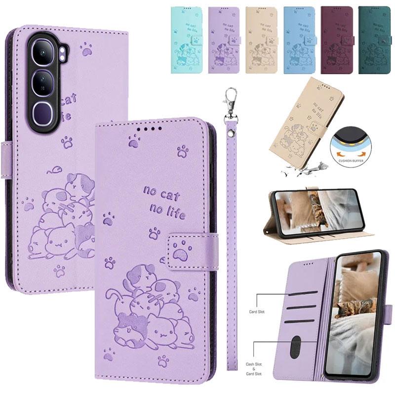 เคสโทรศัพท์หนังแบบพลิกได้, เคส Vivo Y31 Y21d Y04s Y200 5G, สำหรับ Vivo Y39, Y29, Y04, Y29 5G, Y200, 