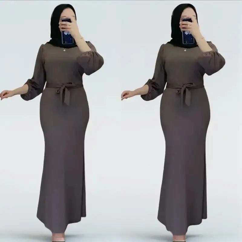 DRESS GAUN KONDANGAN MERMAID/ DRESS DUYUNG CRINGKLE/ SIZE M / L / XL Muslim Nyaman Panjang Gamis Wanita Kain Airflow