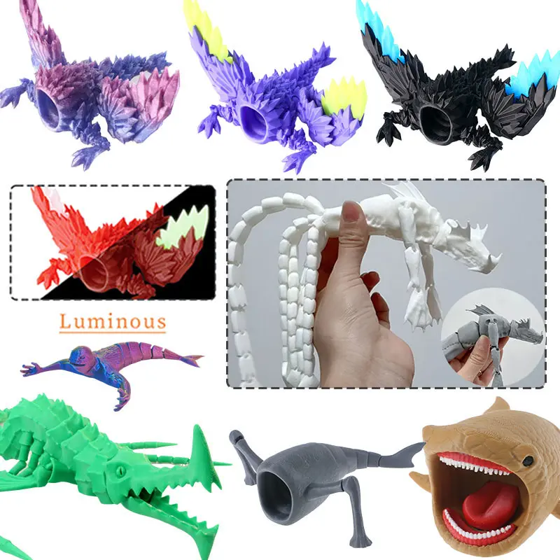 3D Sea Monster Figures – El Gran Maja, The Bloop, Leviathan ...