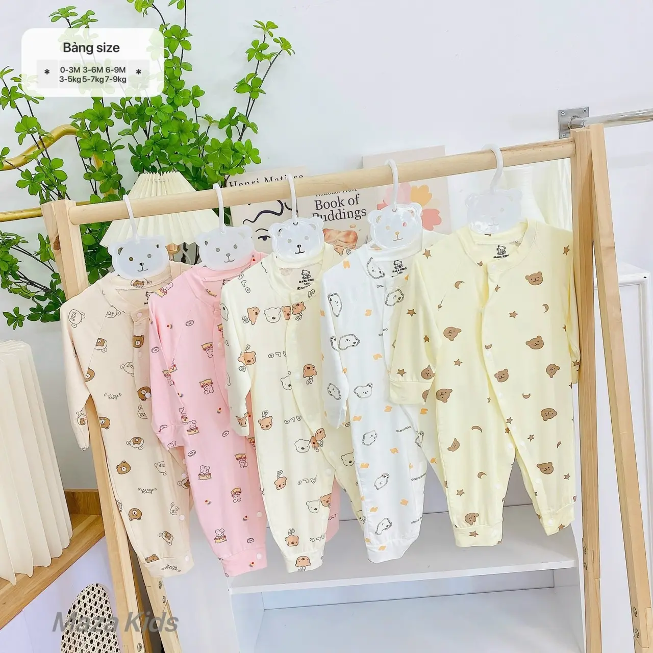 [ComBo 3 Body] Body Dài Tay Màu Hoạ Tiết In Lín Cho Bé - Petit Mềm Mại, Co Dãn Tốt, Thấm Hút Mồ Hôi. Size 0-9 Tháng Tuổi (3-9kg)