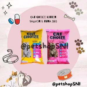 PAKET 2KG CAT CHOIZE KITTEN MAKANAN KUCING (1000GRAM X 2PACK)