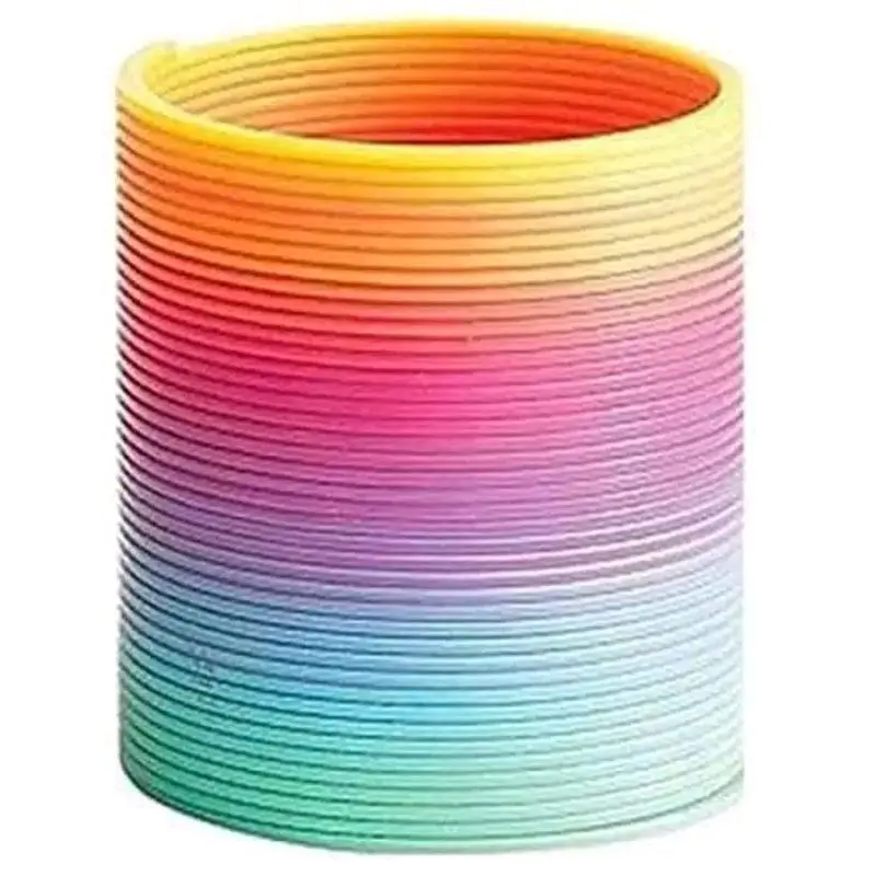 Mainan Anak Rainbow Magic Spring Led Karakter/ Mainan Pegas Pelangi Led Karakter 3