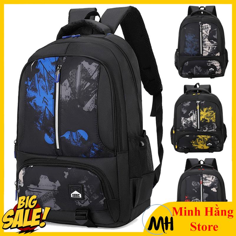 [HOT MỚI] Balo đi học nam lớp 3 đến lớp 12 họa tiết graffiti thời trang hàn quốc cho nam ba lô trung học cho bé trai unisex chống thấm nước đựng laptop
