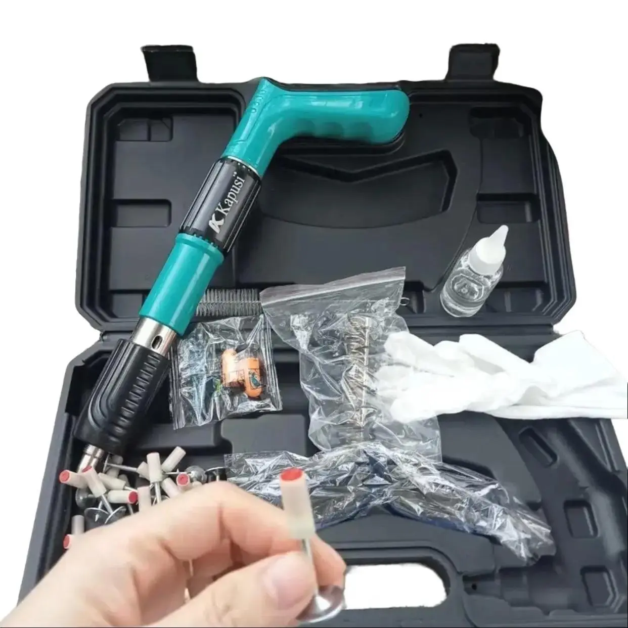 Máy bắn đinh tặng kèm 100 đinh +lò so thay thế