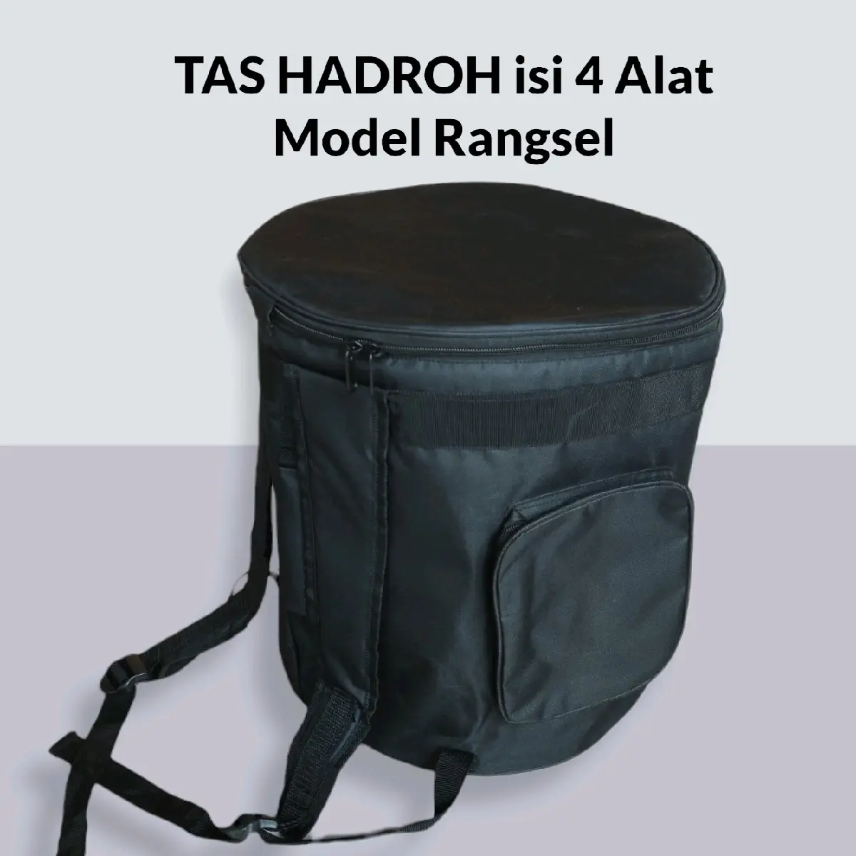 Tas Hadroh isi 4 Alat / Tas Rebana Full Busa Tebal