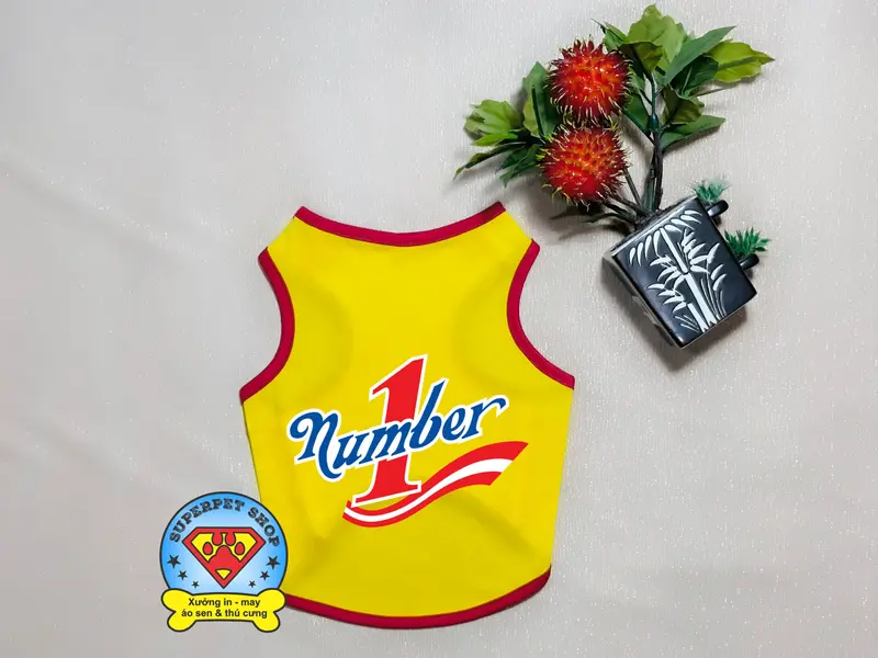 ÁO THÚ CƯNG LO GO NƯỚC NGỌT KHÔNG TAY ĐỦ MÀU 7