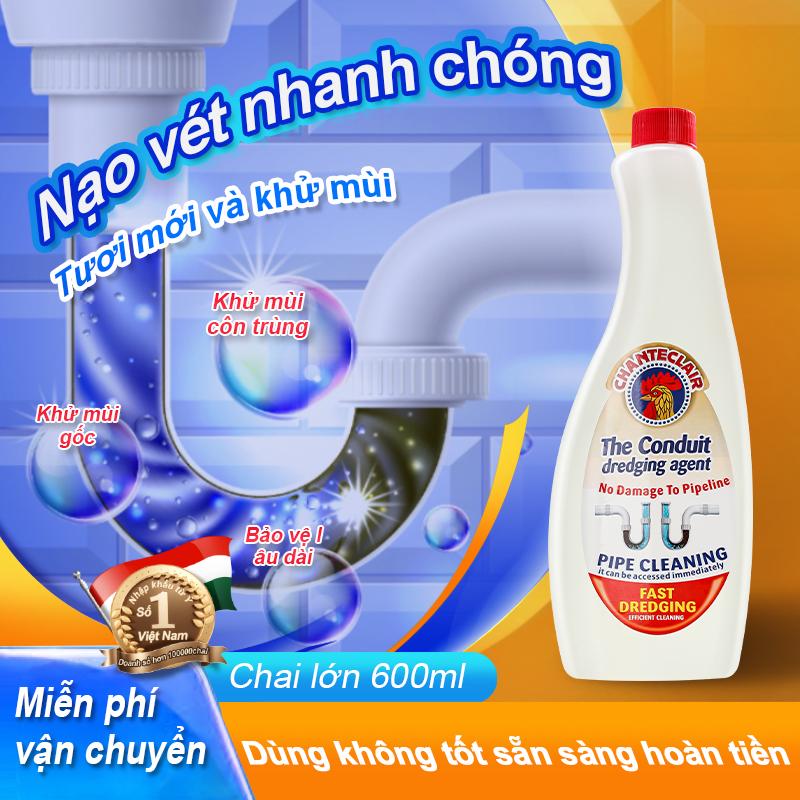 Dung Dịch Thông Tắc Cống Chanteclair Cực Mạnh, Tẩy Mạnh, Phân Giải Tóc, Làm Sạch Thông Tắc Bồn Cầu