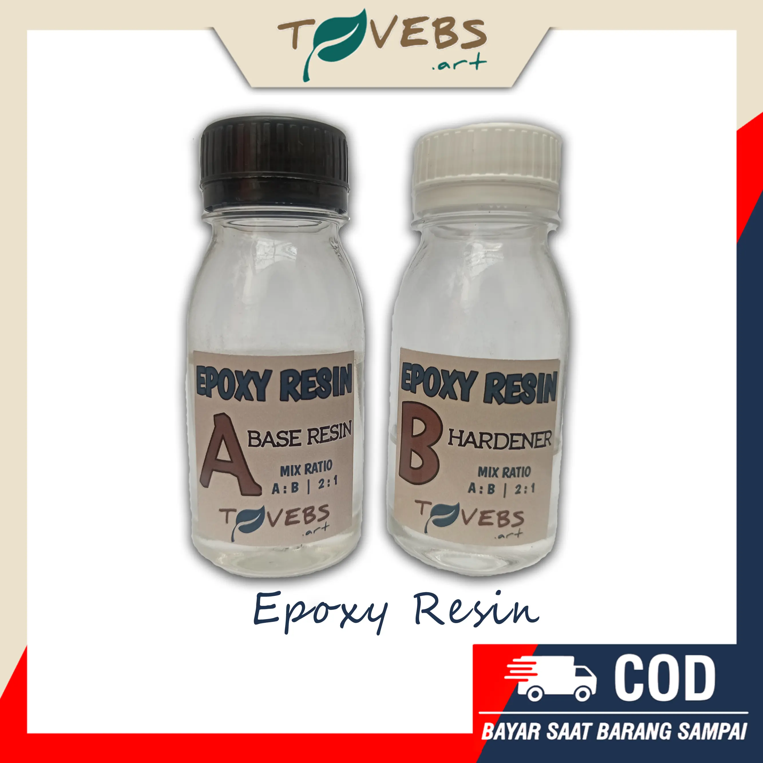 EPOXY RESIN TOTAL 90GRAM BENING Untuk Proyek Seni dan Kerajinan