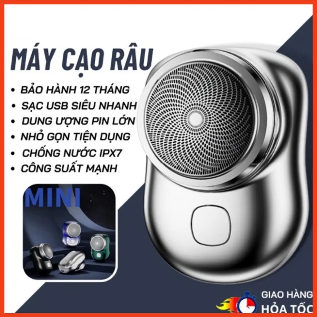 Máy Cạo Râu Nam, Sanqiao, Sạc Nhanh, Máy Cạo Râu Mini Cầm Tay, Máy Cạo Râu Du Lịch, Đầu Có Thể Rửa Được, Thích Hợp Sử Dụng Trên Ô Tô 4d  shaver