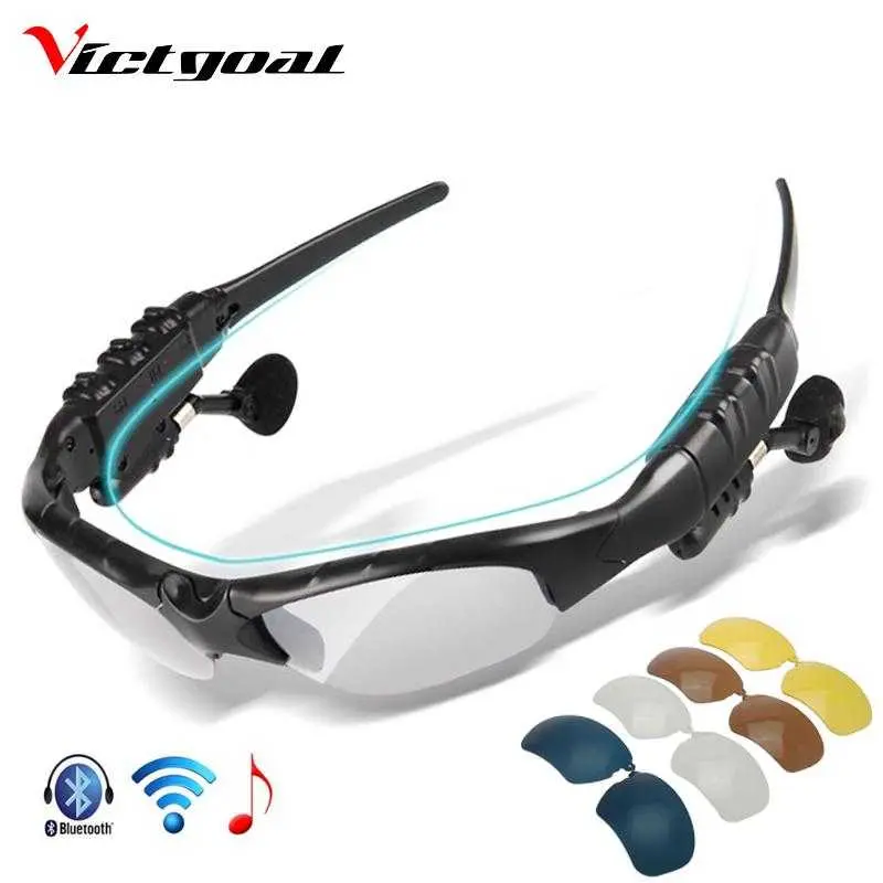 Kacamata Headset Bluetooth Polarized Bonus 4 Lensa Kaca Mata Headset Bluetooh Full Music Bluetooth Sun Glasses Handsfree MP3 0