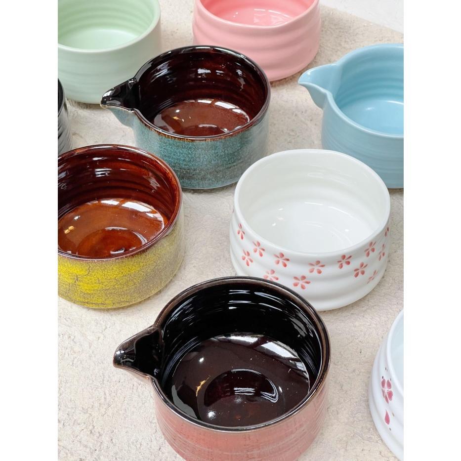 Matcha Bowl + Chasen Holder Ceramic Premium 9