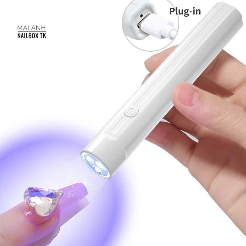 Combo gắn móng giả, nailbox siêu bền, dễ sử dụng, gel định hình+ máy hơ 2