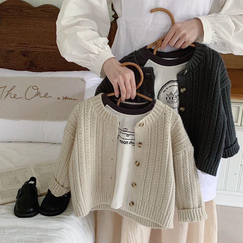 Product Introduction of Quần Áo Mùa Thu Cho Trẻ Em, Áo Khoác Len, Áo Len Bé Trai, Áo Len Cardigan, Áo Phong Cách Phương Tây Mùa Xuân Và Mùa Thu Cho Bé Gái, Áo Khoác Be 4