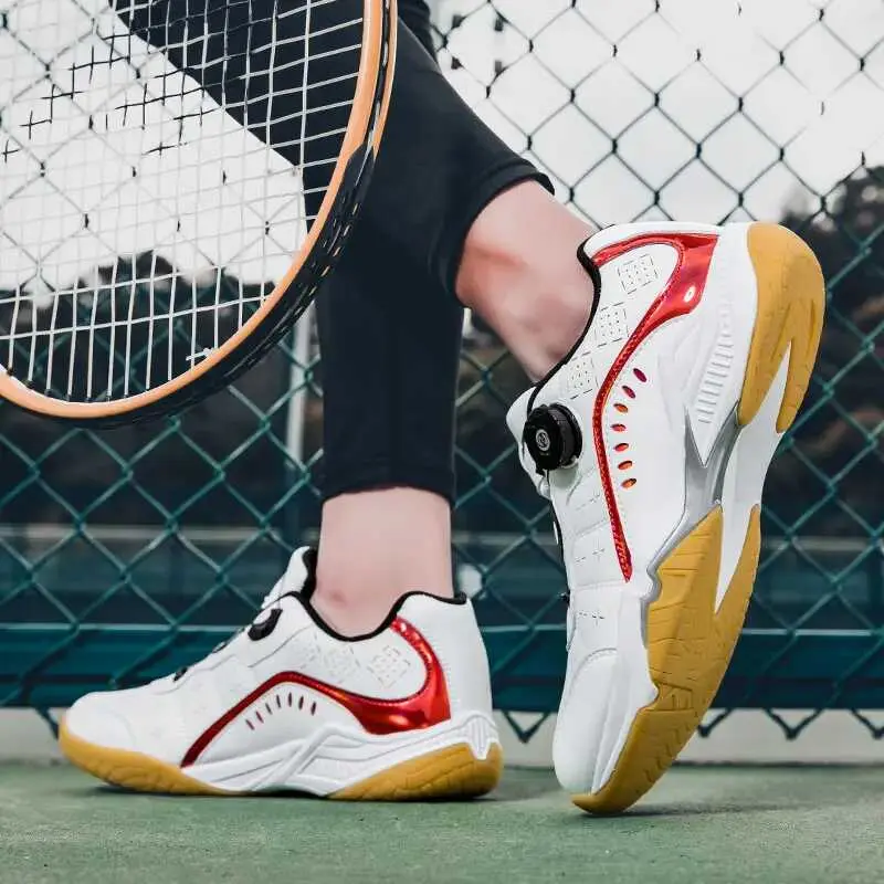 Women Big Size 45 46 Men Light Tennis Sneakers Autumn Professional Badminton Shoes