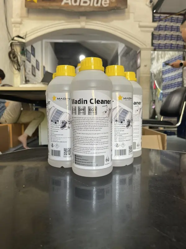 Dung Dịch Vệ Sinh Bầu Lọc Khí Thải Ô tô Madin Cleaner 1L Công Nghệ của Đức 3