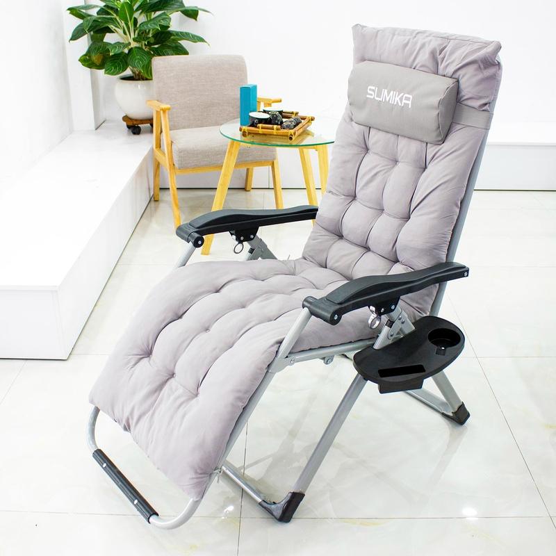 COMBO Ghế Xếp Thư Giãn 179 + Nệm Ghế - Tải Trọng 300kg, Ngã Tối Đa 165 Độ 1