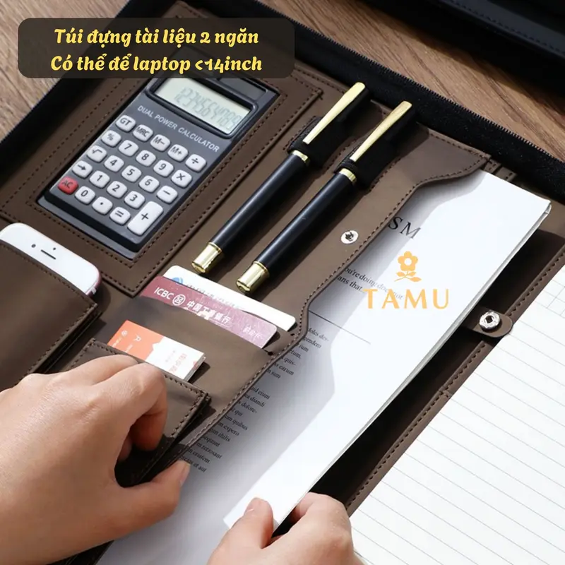 Sổ Tay Doanh Nhân Cao Cấp Chống Nước - Tặng kèm bút kí và giấy ghi chú takenote 2