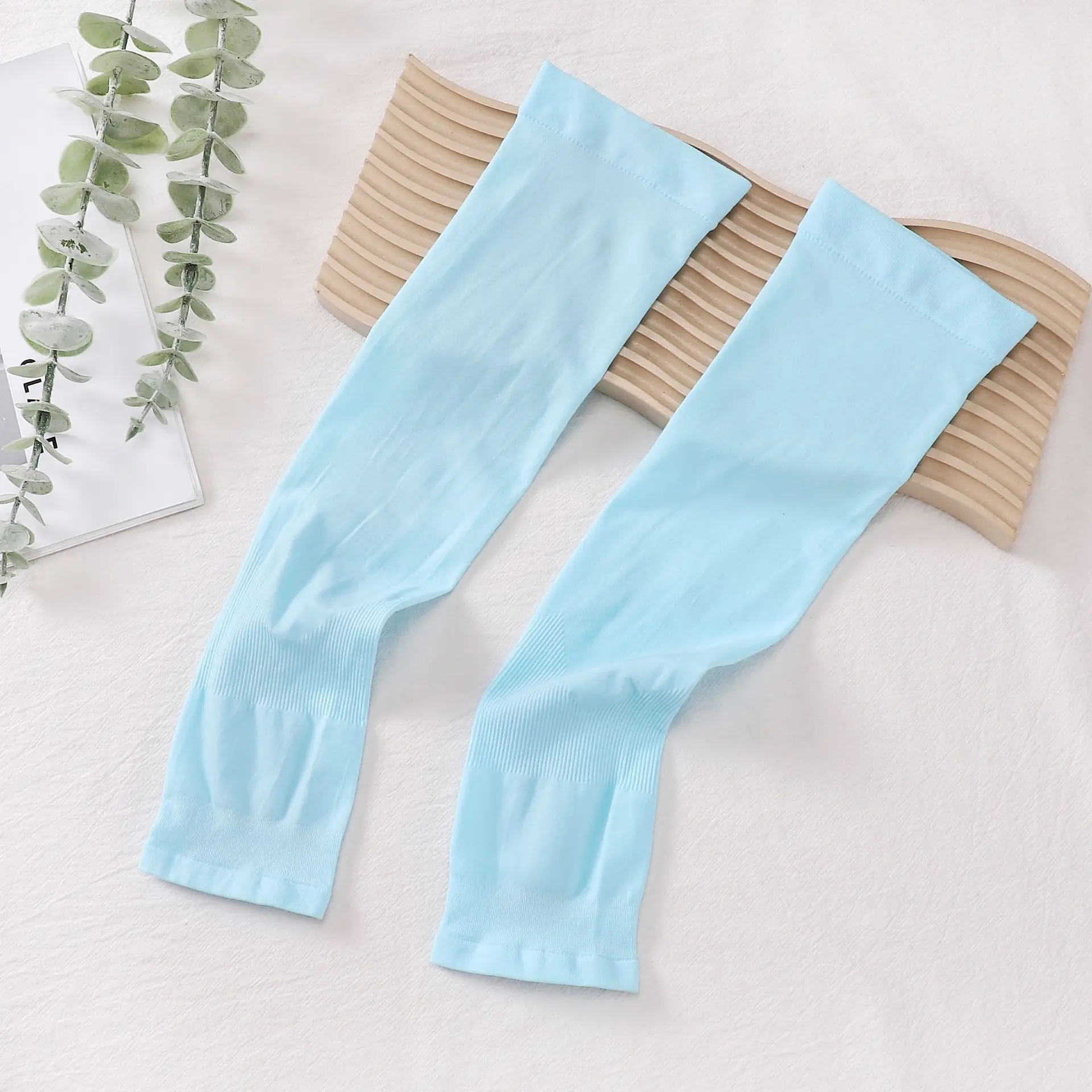 Sports Ice Sleeve Viscose Fiber Oversleeve Sun Protection Oversleeve Outdoor Cycling Summer Sun Protection Solid Color Oversleeve Gloves Ice Sleeve