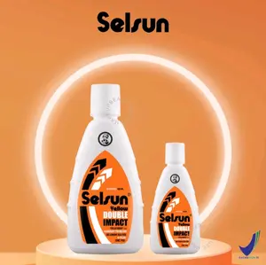 SELSUN Yellow Double Impact Anti Dandruff Shampoo 100ml