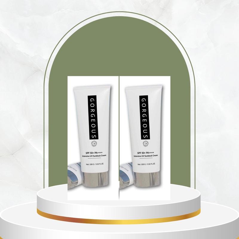 Combo 2 tuýp - Kem chống nắng GORGEOUS 100g chống nắng nâng tone Skincare Nữ Sun Cream