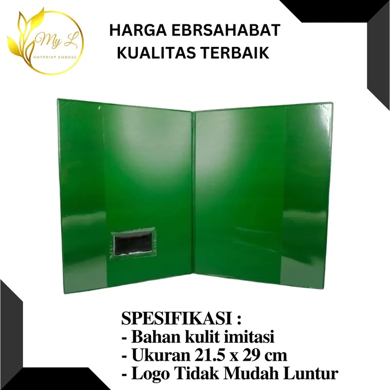 PREMIUM SAMPUL SERTIPIKAT TANAH BPN / COVER SERTIFIKAT TANAH /  MAP RUMAH Hijau 2