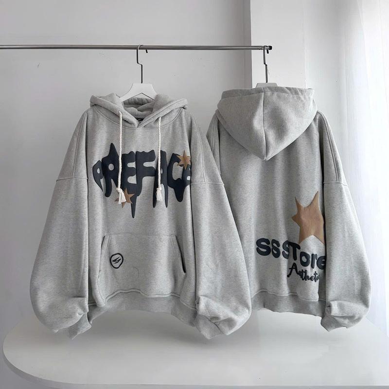 Áo Khoác Nỉ In Chữ Nổi Jacket Top Nam Nữ Chống Nắng Giữ Ấm Khi Gió Lạnh Về - Women 2