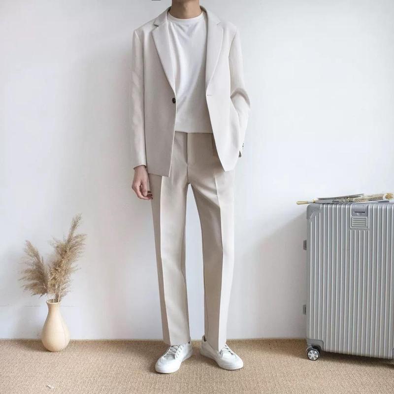 Quần âu baggy ống suông , Quần Tây âu baggy dáng ống rộng vải hàn 1