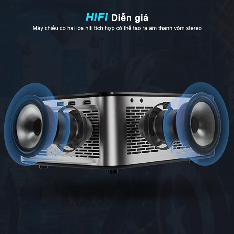 Product Introduction of Máy Chiếu GOOJODOQ Wifi 8k Full HD 1080p 15000 LM Hỗ Trợ Android Bằng Đồng Bộ Màn Hình Smartphone Projector 5