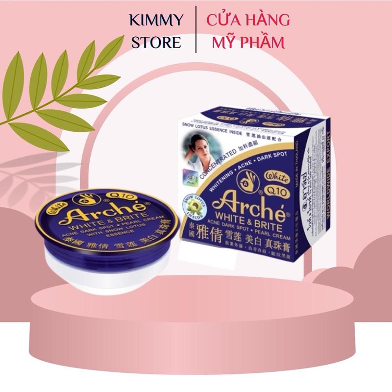 Lẻ hộp kem dưỡng sáng da ArChe xanh 24g Thái Lan