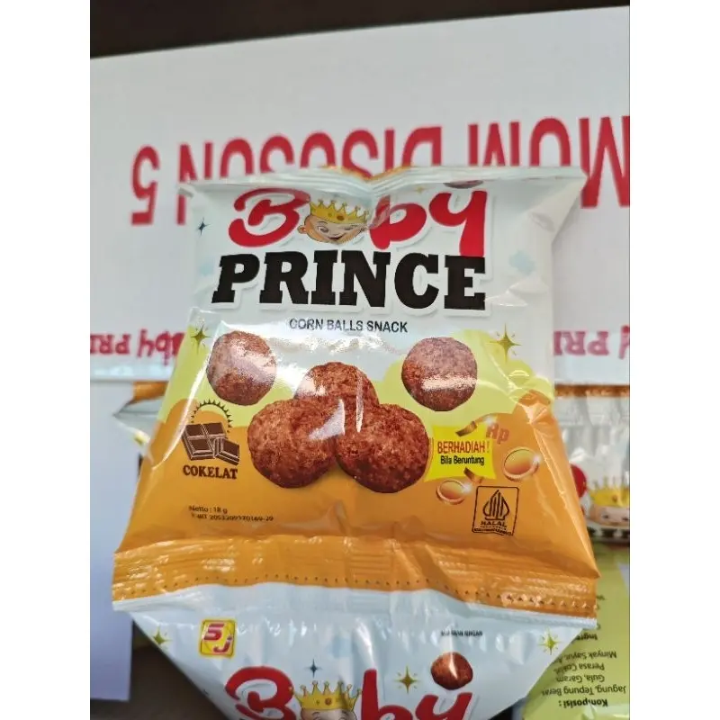 murah chiki ciki Baby Prince corn ball snack berhadiah jika beruntung