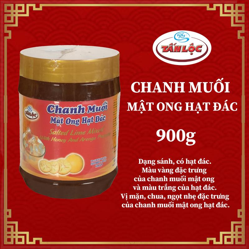 CHANH MUỐI MẬT ONG HẠT ĐÁC TẤN LỘC  - ĐƯỢC SẢN XUẤT BỞI CTY TNHH SX TM TẤN LỘC Vị Mật Ong