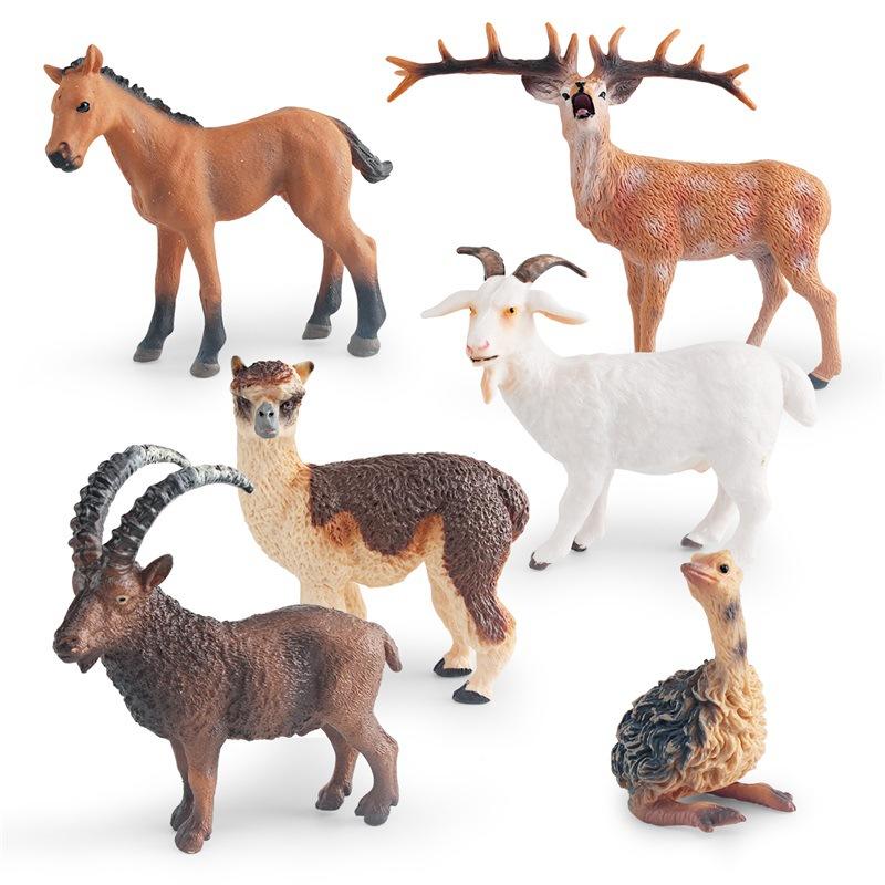 Realistic Plastic Forest Animal Models Including Goat Alpaca - TikTok ...
