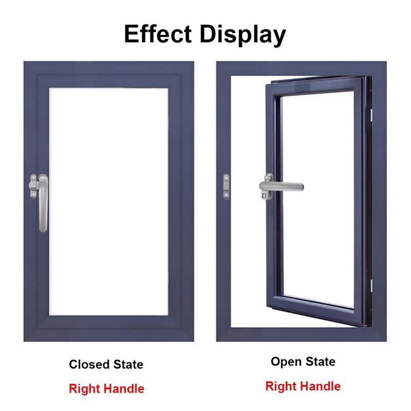 Product Introduction of Professional Aluminum Alloy 50 Push Window Handle Sliding Door Flat Open Door Window Knob Thickened Home Hotel 7 Type Handle 20