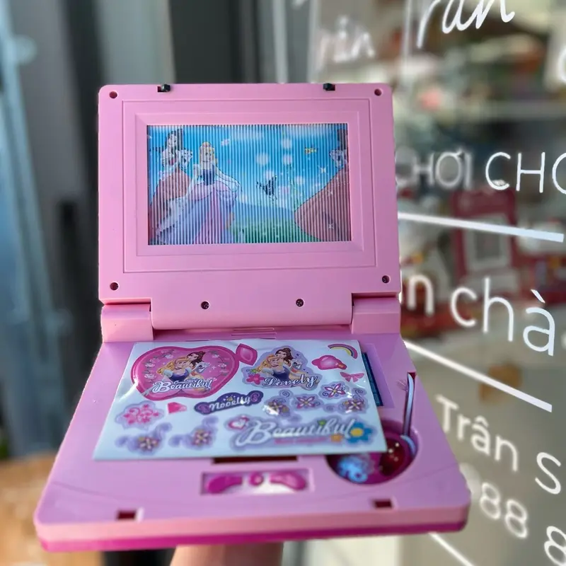 Đồ Chơi Máy Tính Laptop Có Nhạc Có Đèn Màn Hình Di Chuyển 6