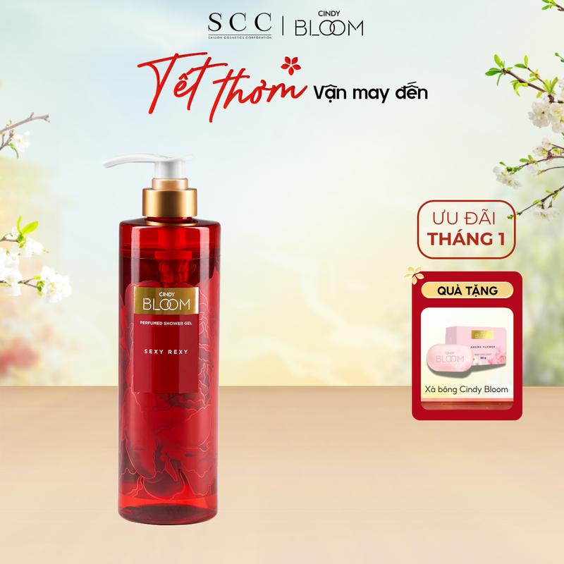  Sữa Tắm Nước Hoa CINDY BLOOM Sexy Rexy Gợi Cảm Quyến Rũ Giúp Da Sáng Mịn 640g Quà tặng bạn gái Quatangbangai 