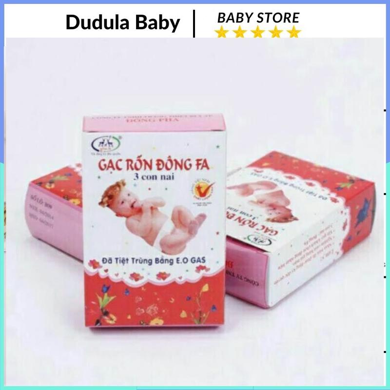 Băng Rốn Đông Fa, Gạc Rốn Cho Trẻ Sơ Sinh (Hộp 3 Miếng)