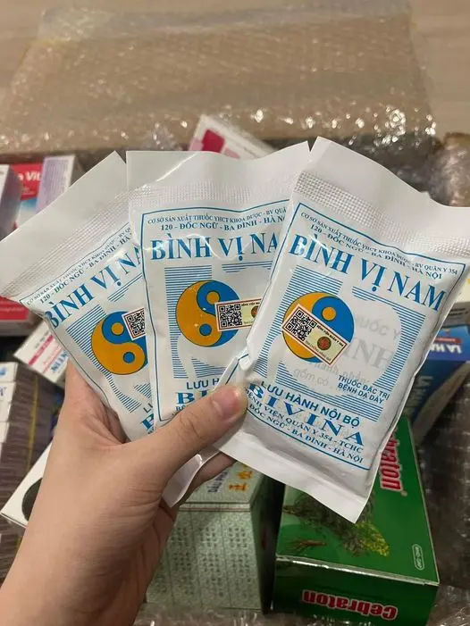 Combo 3 gói: Bình vị nam 354tư gói 100 viên hỗ trợ tiêu hoá, dạ dày