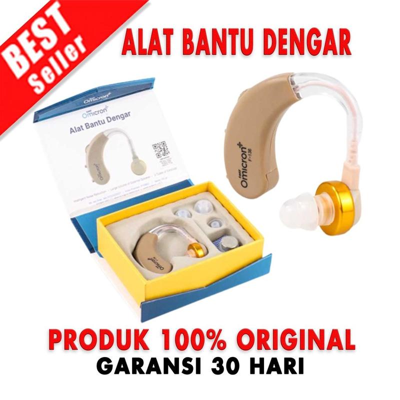 TaffOmicron Alat Bantu Dengar Pendengaran Telinga Orang Tua Tuli Hearing Aid Rechargeable Mini Original 0