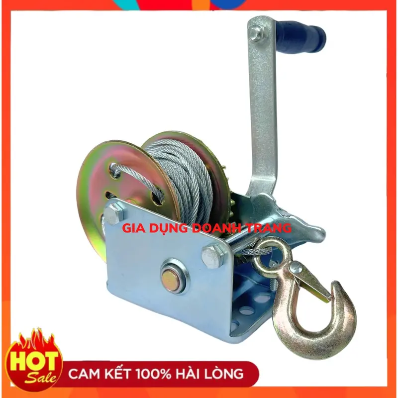 Tời qua.y tay hãm chốt hai chiều loại 600lbs - 1000lbs (TỜI HÃM CHỐT) 0