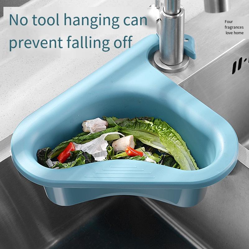 Product Introduction of Kitchen Sink Filter Swan Drain Basket Garbage Filter Shelf Strainer Leftover Sink Hanging Rack Multifunctional Drainage Basket 2