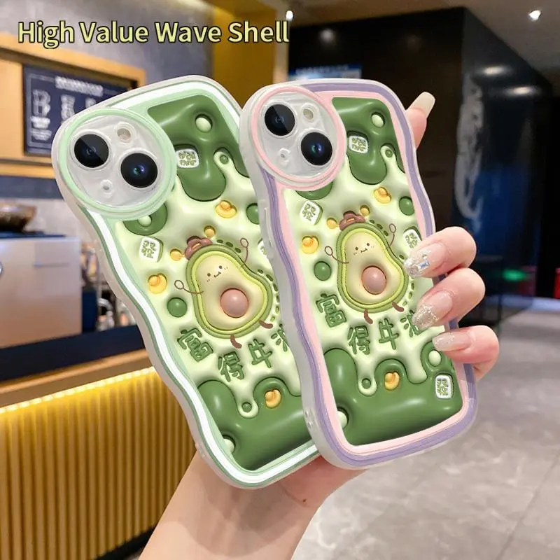 Casing Untuk OPPO A7 A7n A71 2017 2018 A72 A74 4G A74 5G A76 A77 4G A77s A78 4G A78 5G A79 5G A7x A8 A83 Silikon Pelindung Lensa Kamera Buah-buahan Bengkak Buah Soft Case Murah Ponsel Silicone 3
