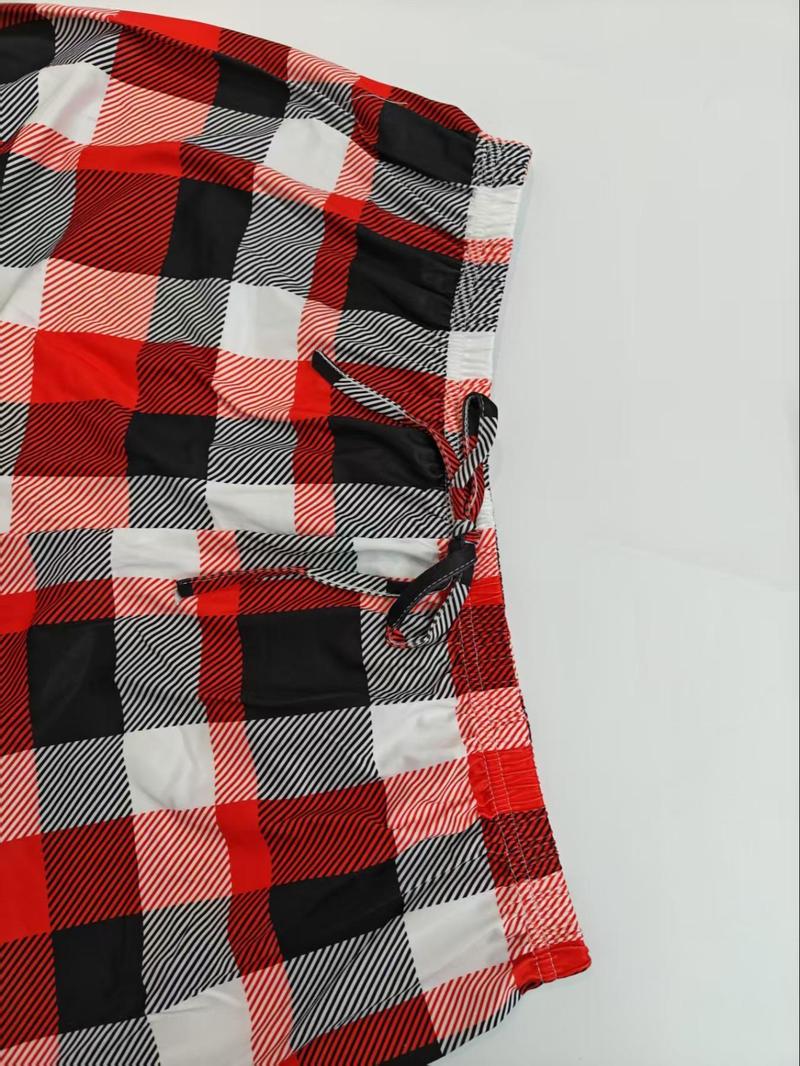 Product Introduction of 【Plus Size】 Plaid Print Pajama Pants, Casual Comfy Trousers for Daily Wear, Women's Sleepwear for All Seasons 6