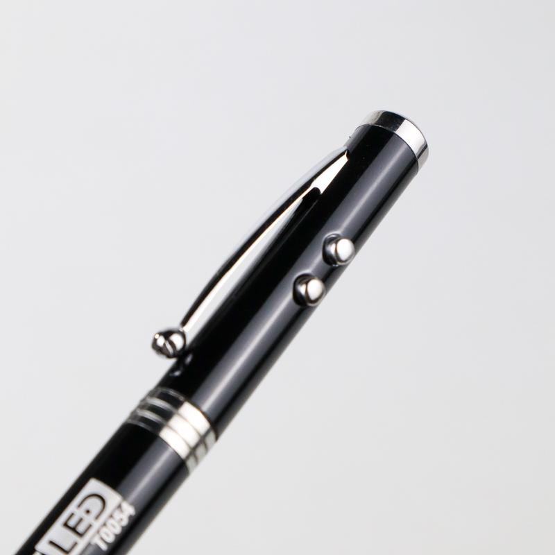 4 in 1 Senter Laser Pointer Pen dan Stylus - T0054 - TaffLED Dandees Store Aluminium Led Pena 5