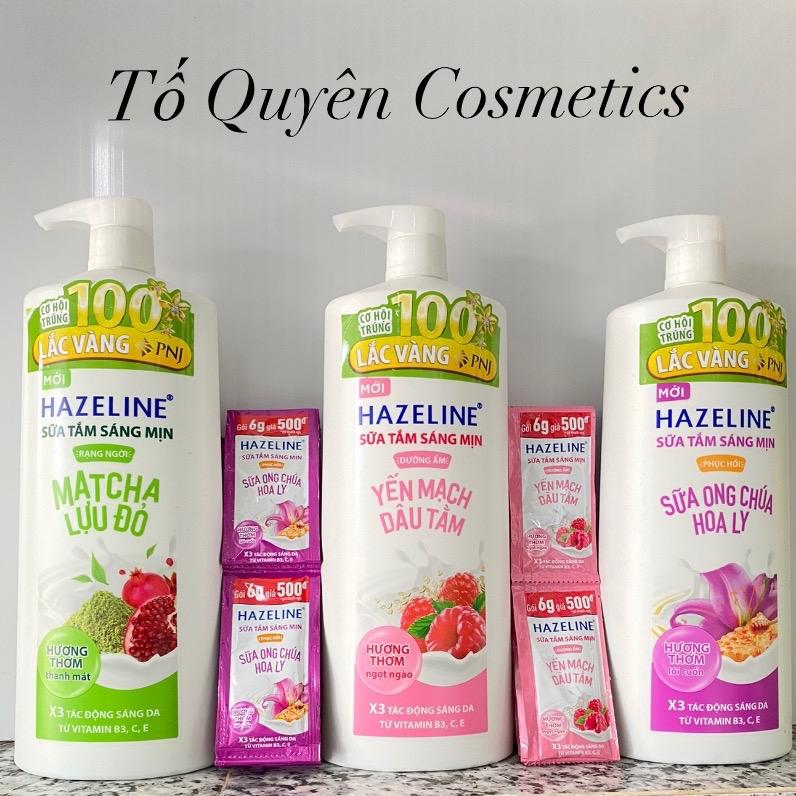 Sữa Tắm Dưỡng Thể Hazeline Đủ Hương  - Chai Lớn 1kg Women Nữ