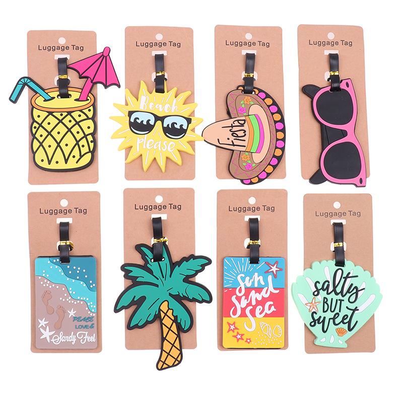 Product Introduction of Creative Luggage Tags Suitcase ID Addres Holder Fruits Baggage Boarding Tags Portable Label Travel Accessories 15