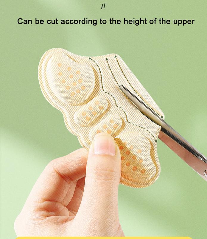 Product Introduction of High Heels Shoe Heel Stickers Heel Protector Inserts Anti Pain Plantar Fasciitis Relief Anti-Slip Adjust Size Anti-wear Heel Pad 14